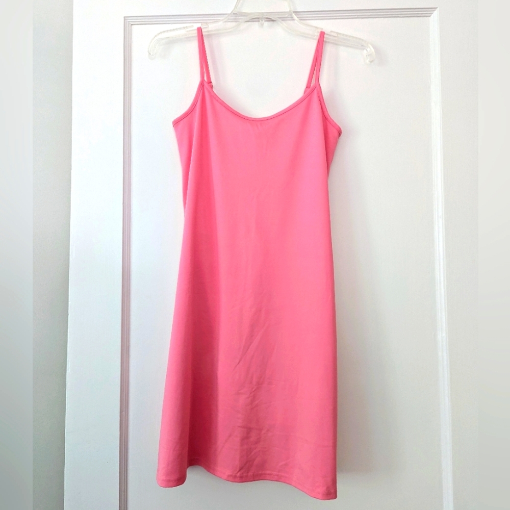 J.Crew Factory barbie pink active dress NWT-CLOSEOUT